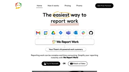 We Report Work